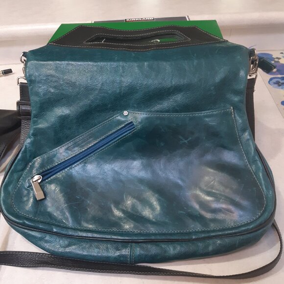 Teal/Turquoise shoulder bag purse - Picture 10 of 11